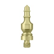 DELTANA 5/16 Diameter Speciality Urn Tip Door Cabinet Hinge Unlacquered Brass CHUT3-UNL
